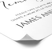 Funeral Share a Memory Sign Poster (Hoek)