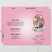 Funeral Sjabloon Flyer (Voorkant / Achterkant)