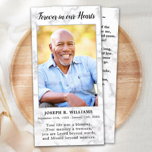 Funeral Sympathie Foto Memorial Prayer Bladwijzer