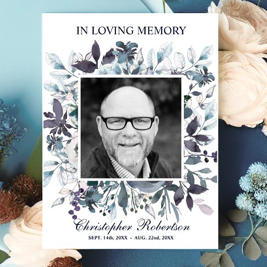 Funeral Sympathie gebed bedankt | Blauw