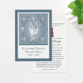 Funeral Sympathy Jesus Elegant Line Art Visitekaartje (Bureau)