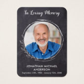 Funeral Sympathy Memorial Prayer Kaart met foto (Voorkant)