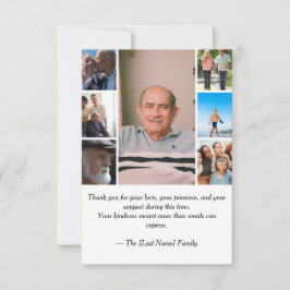 Funeral Thank You Card  Bedankkaart