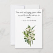 Funeral Thank You Card  Bedankkaart (Voorkant)