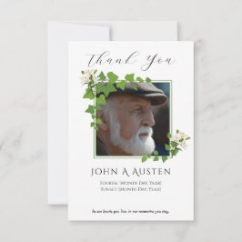Funeral Thank You Card  Bedankkaart