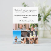 Funeral Thank You Card  Bedankkaart (Staand voorkant)