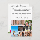 Funeral Thank You Card  Bedankkaart (Voorkant / Achterkant)