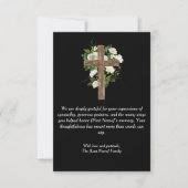 Funeral Thank You Card – With Gratitude Bedankkaart (Voorkant)
