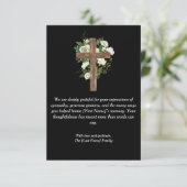 Funeral Thank You Card – With Gratitude Bedankkaart (Staand voorkant)