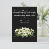 Funeral Thank You Card – With Gratitude Bedankkaart (Staand voorkant)