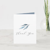 Funeral Thank You Cards Botanische Waterverf Bedankkaart (Voorkant)