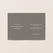Funeral Thank You Cards Gouden Folie Ster van Davi Folie Kaarten (Binnen)