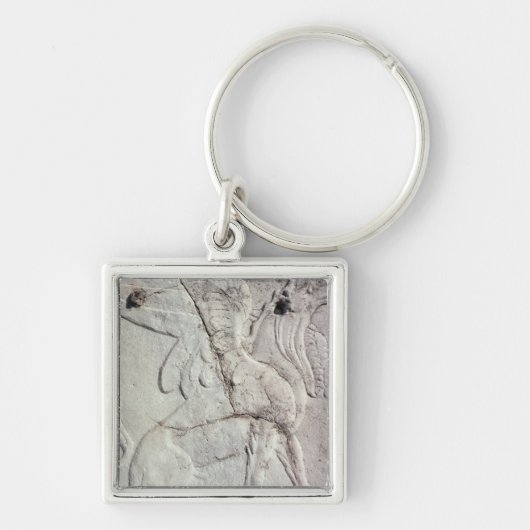 Funeral urn met carved relief of a Griffin Sleutelhanger (Voorkant)