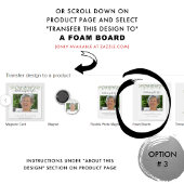 Funeral Welcome Photo Elegant Greenery Sign Poster