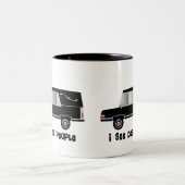 Funerale directeur van "I See Dead People" geeft t Tweekleurige Koffiemok (Center)