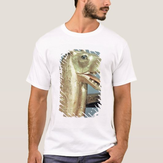 Funerary bedhead in de vorm van de godin t-shirt (Voorkant)