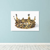 Funerary crown of Philippe of France 1404 Canvas Afdruk (Insitu (Houten vloer))