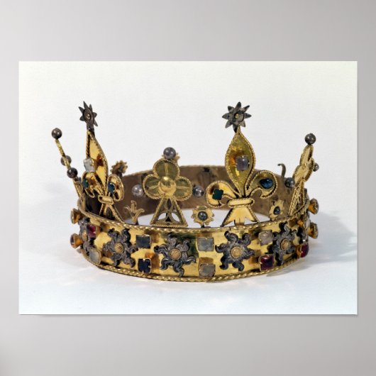 Funerary crown of Philippe of France 1404 Poster (Voorkant)