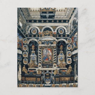 Funerary decoration to the memory of Henri II Briefkaart