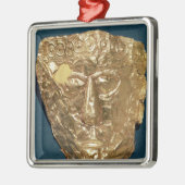 Funerary mask metalen ornament (Links)