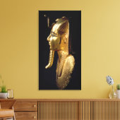 Funerary mask of Psusennes I Canvas Afdruk (Insitu (Woonkamer))