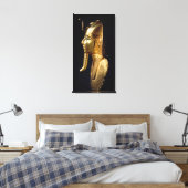 Funerary mask of Psusennes I Canvas Afdruk (Insitu (Slaapkamer))
