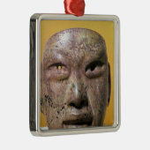 Funerary mask, Olmec, uit Mexico Metalen Ornament (Rechts)