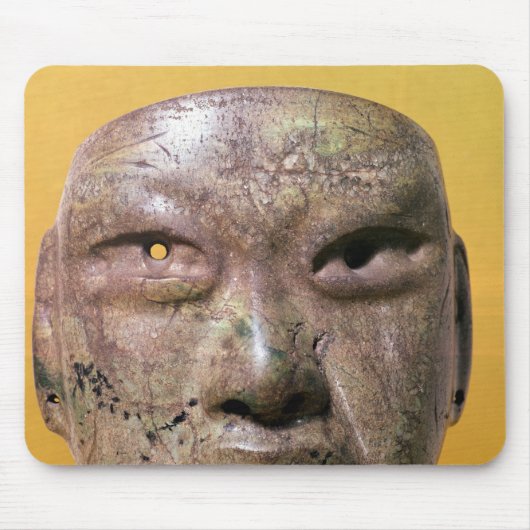 Funerary mask, Olmec, uit Mexico Muismat (Voorkant)