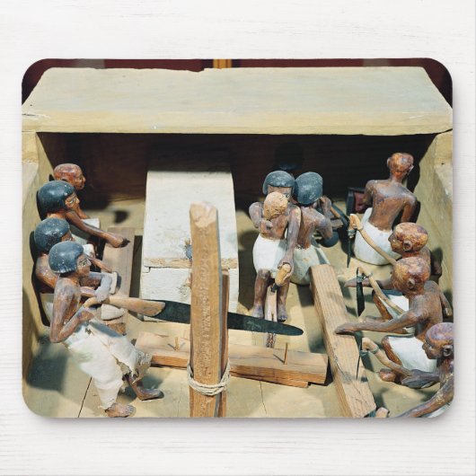 Funerary model of a carpentry workshop muismat (Voorkant)