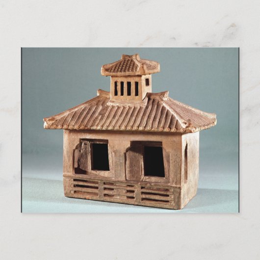 Funerary model of a house, Han Dynasty Briefkaart (Voorkant)
