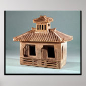 Funerary model of a house, Han Dynasty Poster (Voorkant)