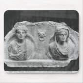 Funerary relief of a koppels uit Palmyra, Syrië Muismat (Voorkant)