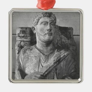 Funerary relief of Jarhai uit Palmyra, Syrië Metalen Ornament