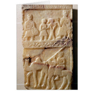 Funerary stela uit Jemen