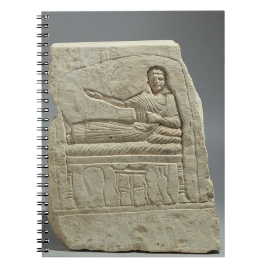 Funerary stela uit naam van de dame Artemis, voor Notitieboek (Voorkant)