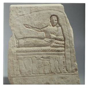 Funerary stela uit naam van de dame Artemis, voor Tegeltje