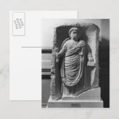 Funerary stela van een notaris uit Deux-Sevres Briefkaart (Voorkant / Achterkant)