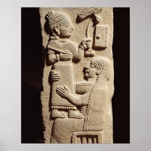 Funerary stele van de scribe Tarhunpijas, Neo-Hitt Poster