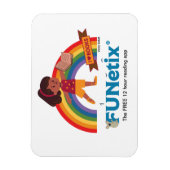 FUNetix 12-uurs leesapp Rainbow magnet Magneet (Verticaal)