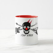 Fünf Kääze Tasse mit farbigem Rand Mok (Midden)