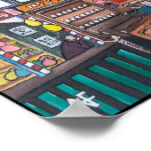 Funfair at Night Painting beroemd gemaakt door Alf Poster (Hoek)