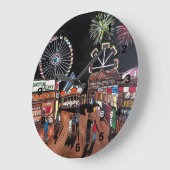 Funfair at Night Painting by Alfred Fox Grote Klok (Hoek)