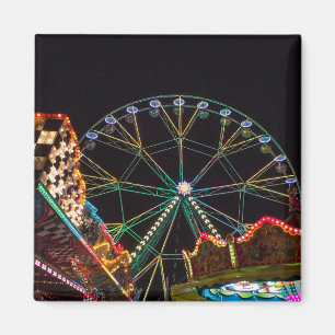 Funfair bij Nacht Magneet