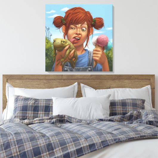 Funfair Canvas (Insitu (Slaapkamer))