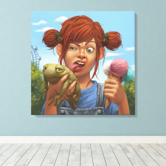 Funfair Canvas Afdruk (Insitu (Houten vloer))