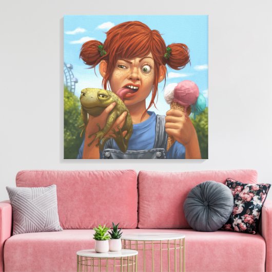 Funfair Canvas Afdruk (Insitu (Woonkamer))