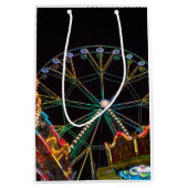 Funfair in Night Medium Cadeauzakje (Voorkant)