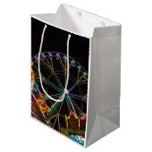 Funfair in Night Medium Cadeauzakje (Voorkant Gekanteld)