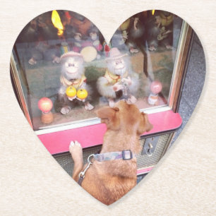 Funfair Paper Onderzetters met je hondenfotografie