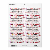 Funfy Fifties Patroon Label (Full Sheet)